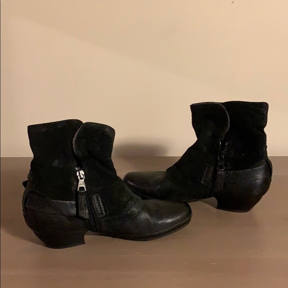 Miz Mooz Leather Moto Boots - Women’s Size 37 - Picture 5 of 6